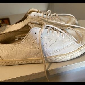 Tretorn Leather Sneakers Cream Size 6